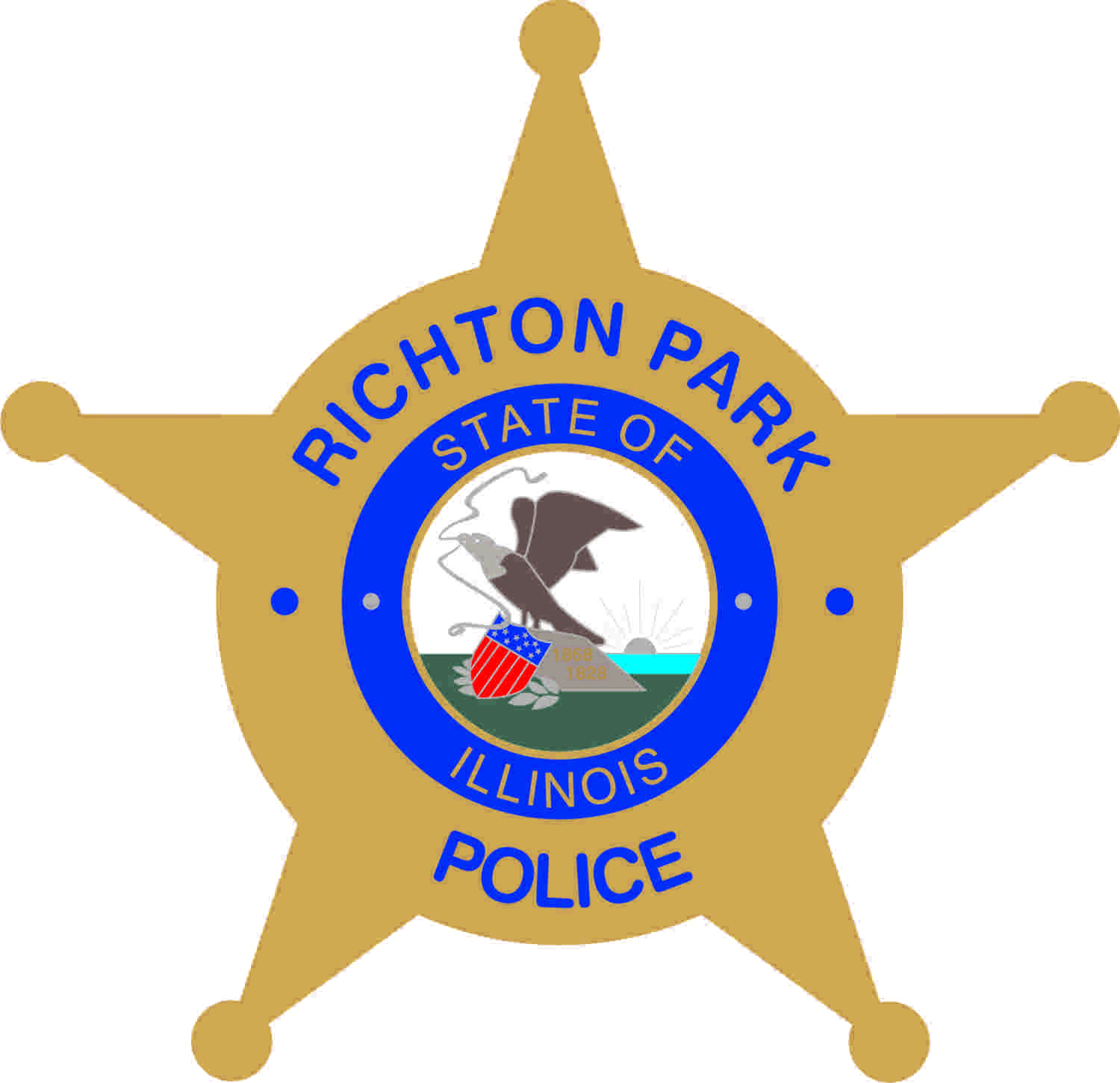 Richton Park Police Star Logo Richton Park Police Star Logo