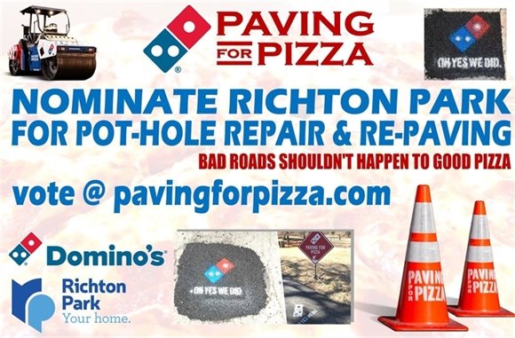Paving for Pizza Richton Park 